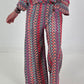 Crochet Pants with Pattern - pink-green-multicolored