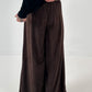 Corduroy trousers model "Marry" - chocolate
