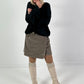 Skirt shorts model "Skorty" - khaki/taupe