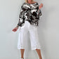 Sweatshirt model "Lace Whisper" - beige
