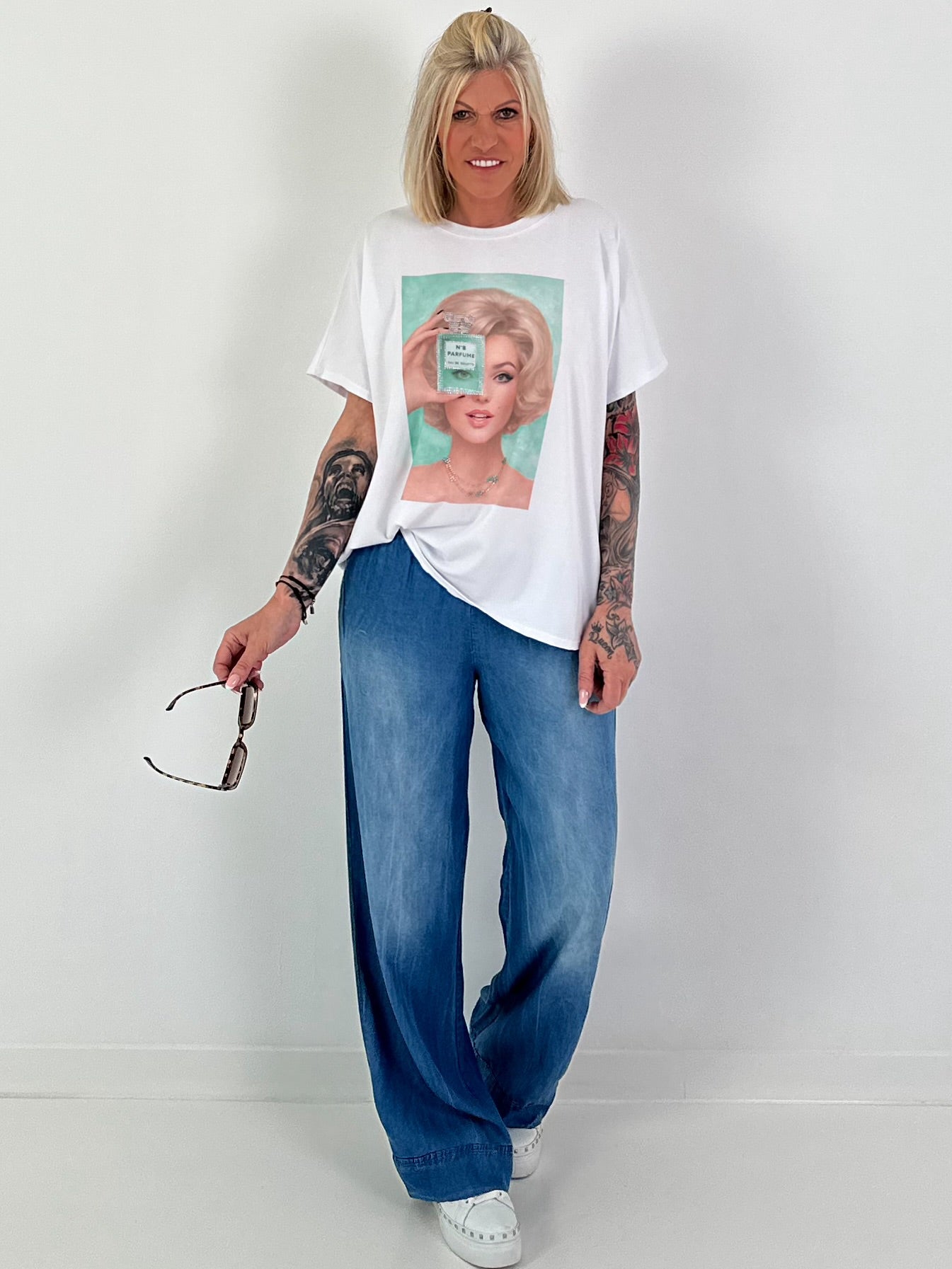 T-Shirt Perfume - white-mint