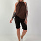 Neckholder Top -schoko