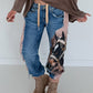 Jogg-Jeans im Used Look Horse - denim