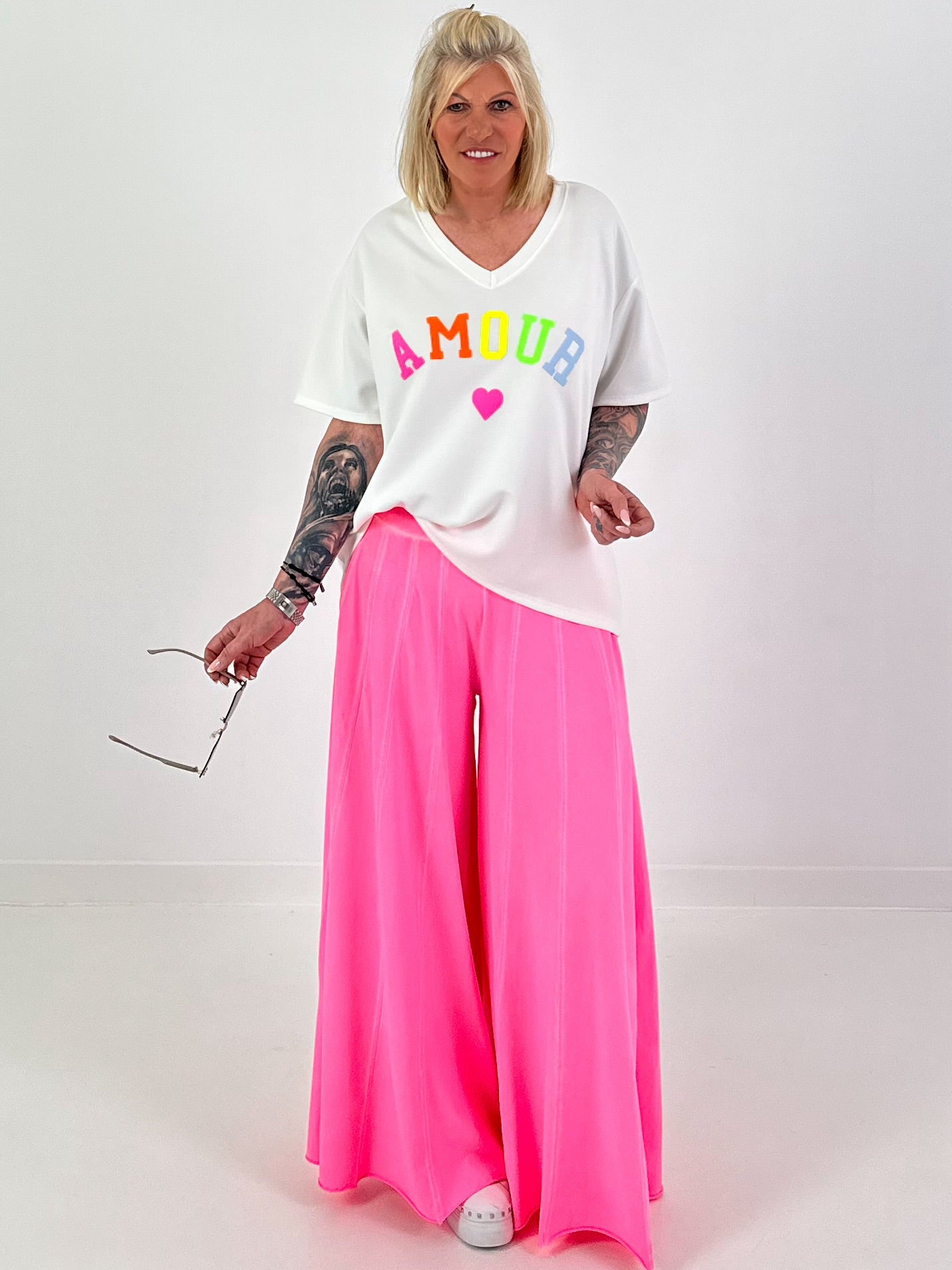 Sweatshirt Amour - white
