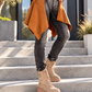 Waist Wrap in Wildlederoptik - camel