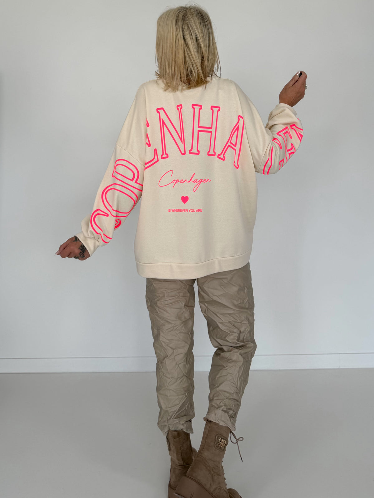 Oversized Sweater Copenhagen - beige