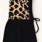 Strick Balaclava - schwarz-leo-mehrfarbig