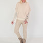 Soft knitted vest - beige