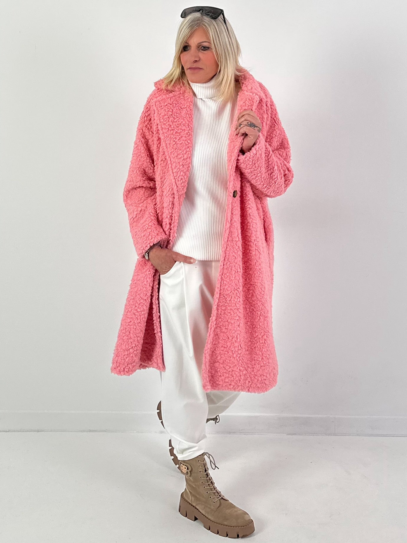 Teddyjas model "Cozy Classics" - roze