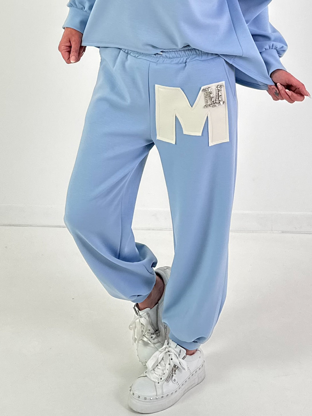 Broek model "Edition M" - lichtblauw
