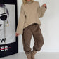Knusse trui - beige