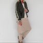 Jacke mit Streifen-Details - oliv
