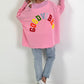 Pullover Good Vibes - rosa