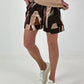 Shorts mit Muster -  schoko mehrfarbig