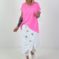 T-Shirt Smile - neonpink