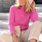 Pullover mit Stehkragen - candy