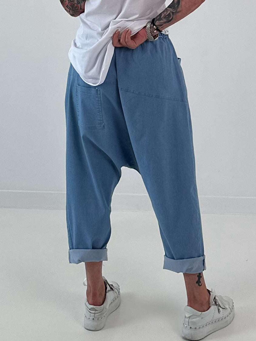 Jeans Baggy  - hellblau