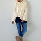 Jeans mit elastischem Bund und Patten - denim