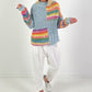 Pullover Modell "Rainbow Dream Knit" - hellblau