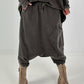 Haremhose mit aufgesetzter Tasche - anthrazit