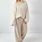 Sweater model "Twist Tale" - beige
