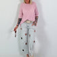T-shirt with half sleeves - pink