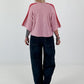 Pullover mit halbem Arm - rosa