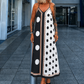 Luftiges Sommerkleid mit Print - schwarz mehrfarbig
