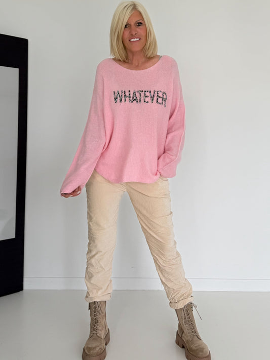 Soft Sweater Whatever - pink