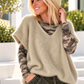 Fluffy turtleneck - beige