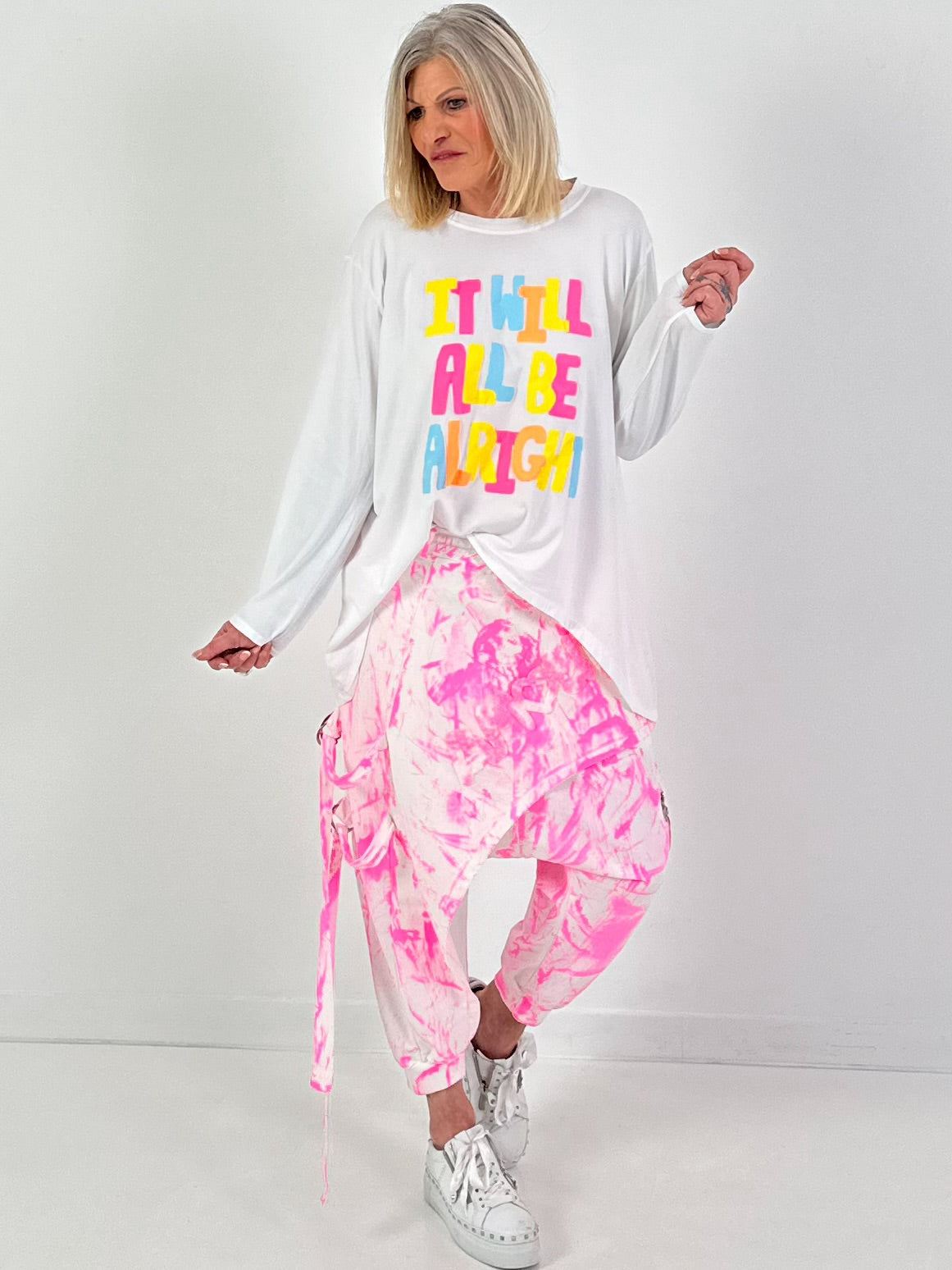 Shirt ALRIGHT - weiss