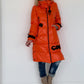 Cuel down coat - orange
