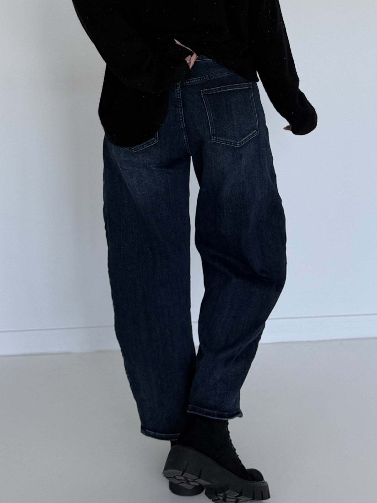 Ballonjeans Mode - donkere denim