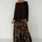 Weicher Oversized Pullover mit Rundhalsausschnitt - mokka