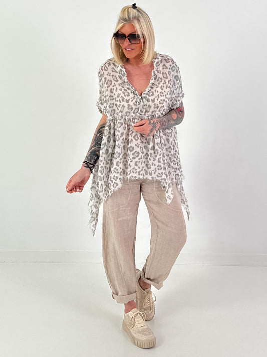 Ragged Tunic Leo - beige