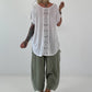 Fine knit shirt Mouse - beige