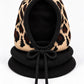 Strick Balaclava - schwarz-leo-mehrfarbig