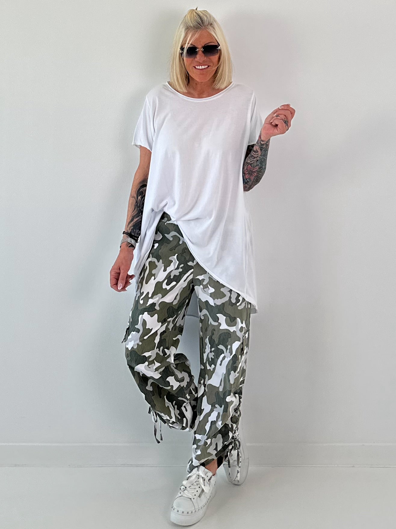 Oversized T-Shirt - weiss