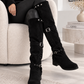 Overknee-Stiefel - schwarz