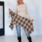 Waist Wrap im Karomuster - beige-mehrfarbig