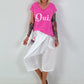 T-shirt Oui - pink