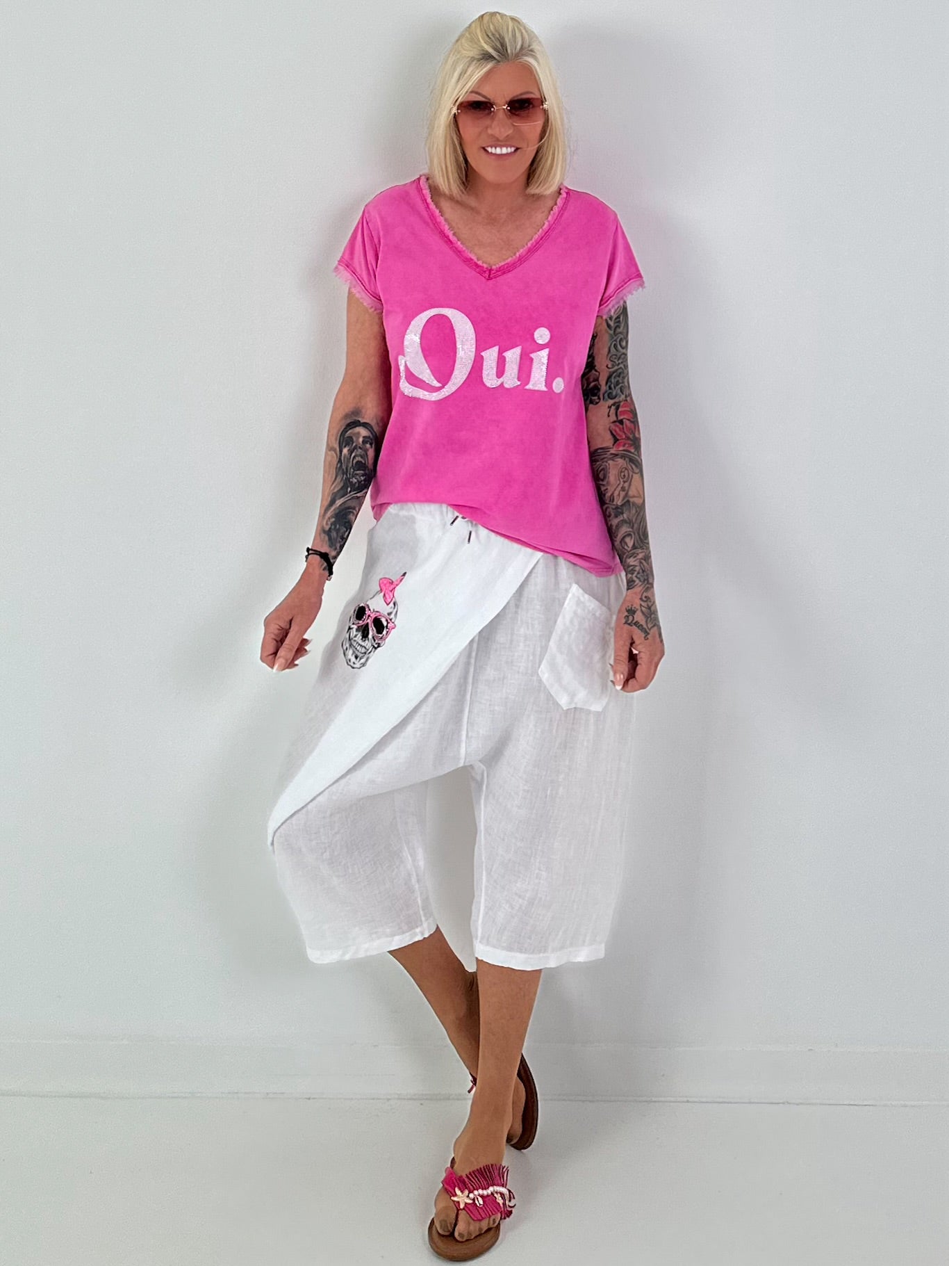 T-shirt Oui - pink