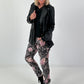 Blazer in Leder-Optik - schwarz