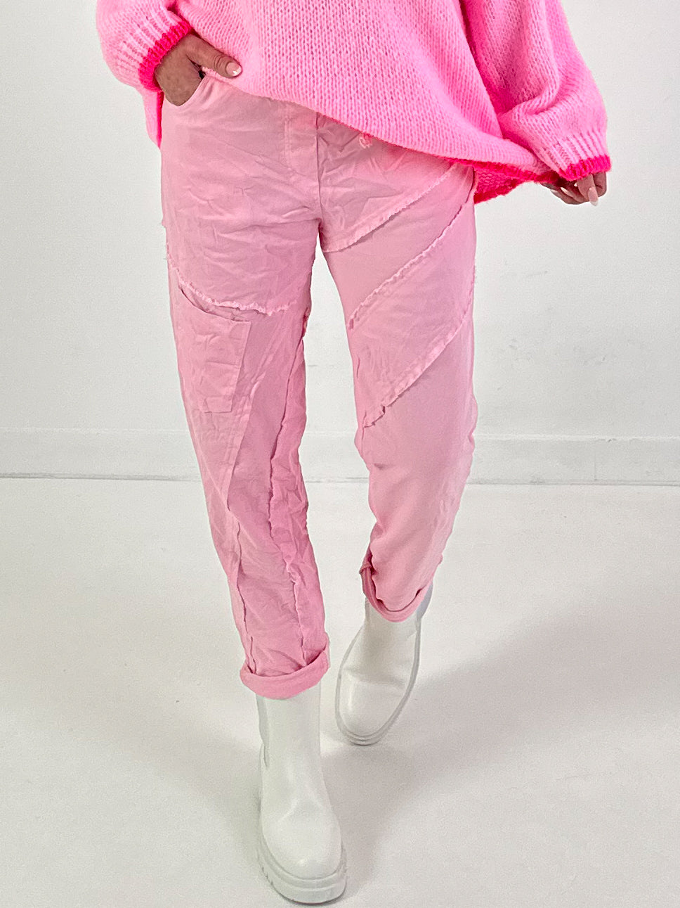 Hose Modell "Rough Flow" - rosa