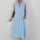 Luftiges Kleid - hellblau