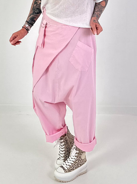 Baggy Overalls - Pink