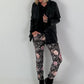 Blazer in Leder-Optik - schwarz