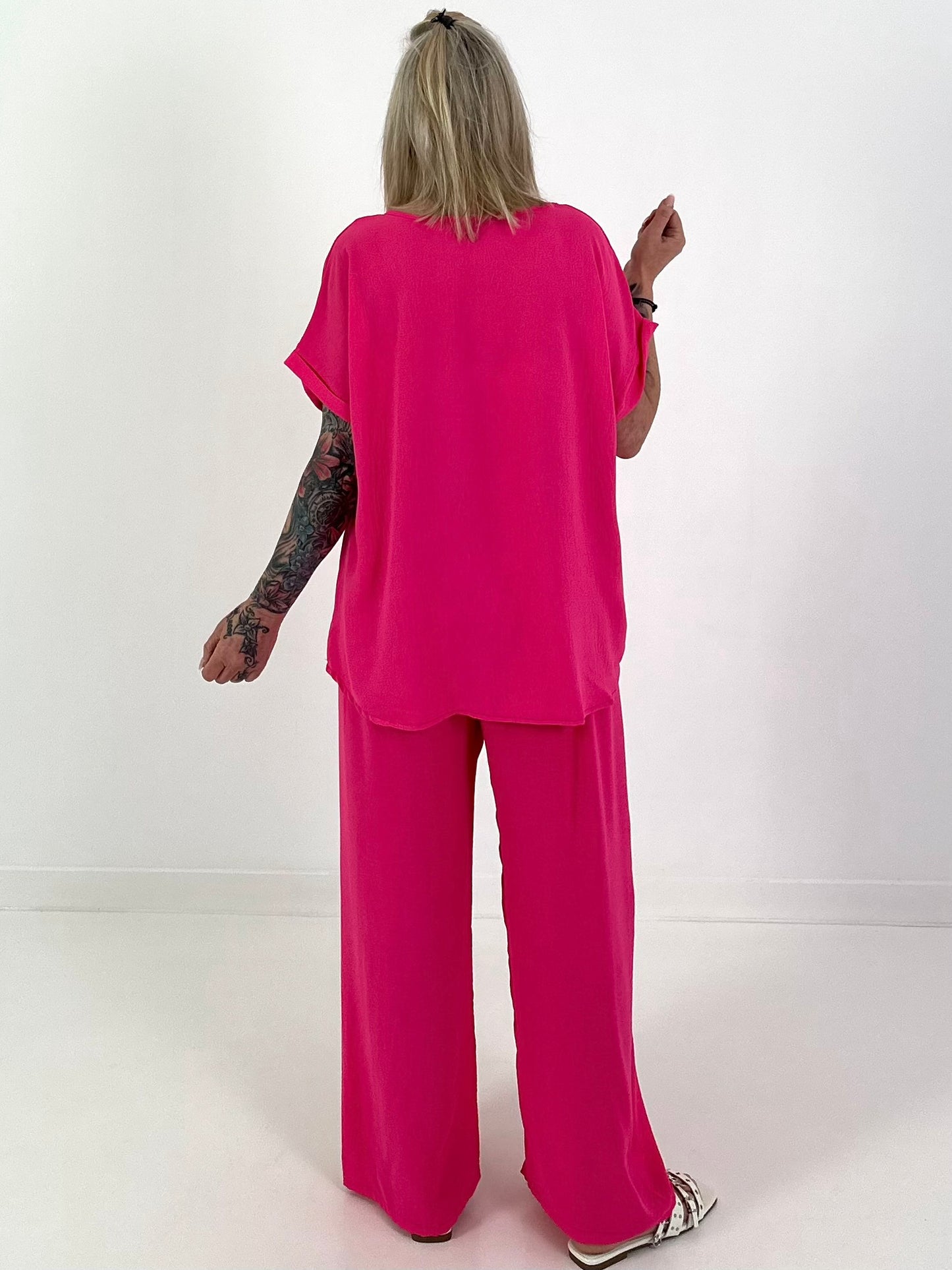 Light two-piece set - pink