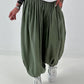 Light harem pants - olive