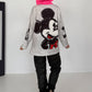 Hoodie mit Comic-Print - mehrfarbig